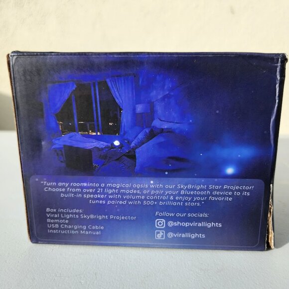 New Star Projector LED Night Light Room Decor with Remote with Timer Bluetooth 1 - Picture 5 of 9